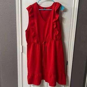 Shein Curve 4XL Red dress
